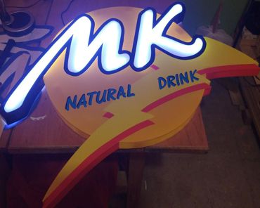 Logo 3d iluminado